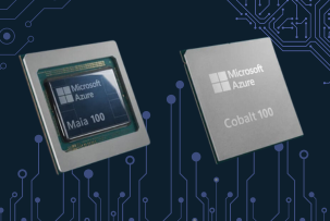 Microsoft kündigt den ersten KI-Chip Maia 100 an