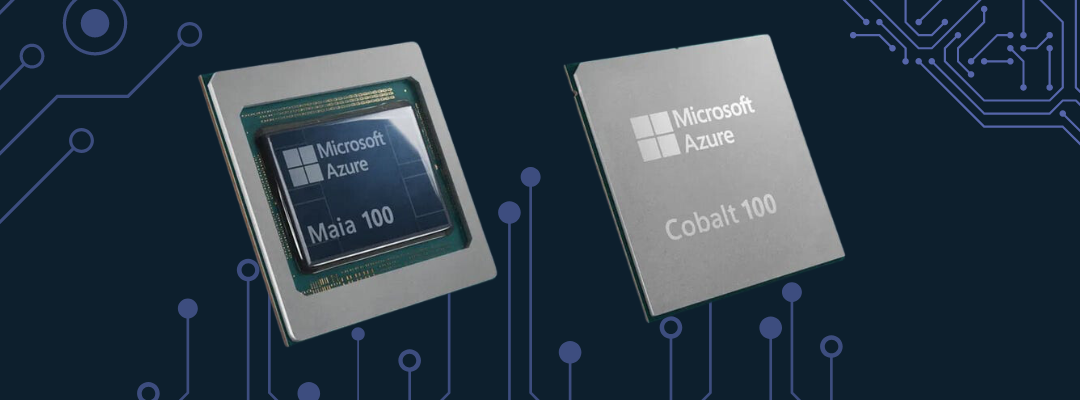 Microsoft kündigt den ersten KI-Chip Maia 100 an